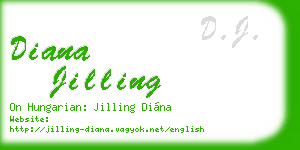 diana jilling business card